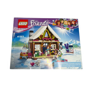 LEGO Friends Instructions Manual Only – 41323 Snow Resort Chalet Booklet